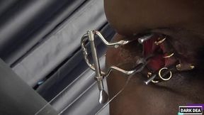 the kinky slut queen  dark dea  the kinky slut queen  dark dea  rides the huge  centaur xl  filling her pussy with lots of yellow cum part.3/3  hankey stoys&quo