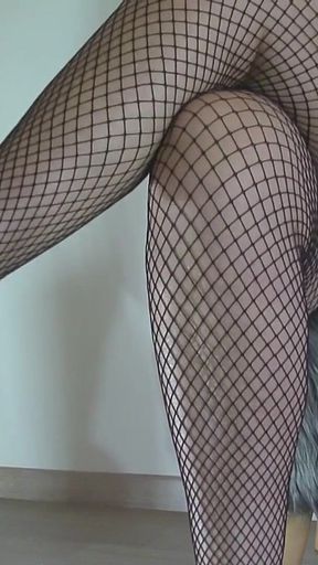 Misss a Catching You with Her Sexy Fishnets 2