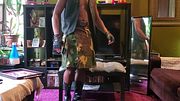 KENNIE JAI JERKS IN LEATHER CUMPILATION!  Hot scenes alone in leather!!