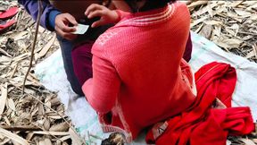 Desi Hindi Girlfriend Fucking her Boyfriend outdoors 1, Hot girl ka desi video xxxvideos