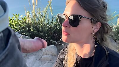 Public Camp Van, Kayaking And Hiking Sex Compilation