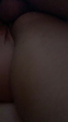 Eating friend secretly without taking off her panties at birthday party
