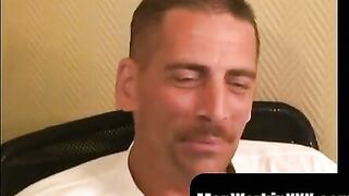 MenWorkinXXX.com - Tattooed mature dude sucks dick and masturbates to orgasm