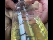 PET bottle pee