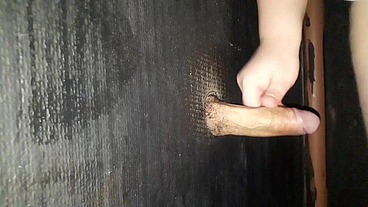 Dei o cu e mamei até ganhar litros de porra no glory hole