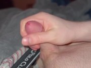 Post sex jerk off