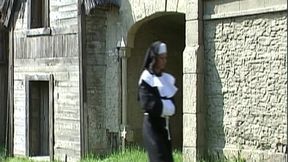 Piss Drenched Nun Gangbang - Holes Leaking Thick Loads