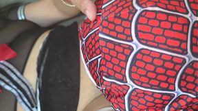 Spider-Man fucks his big-bootied Latina stepmother