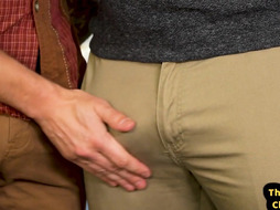 Fisting gaydaddy barebacks and fists BFs asshole after BJ