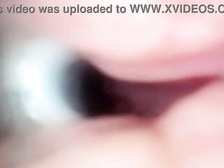 Goo in Cervix Wide Stretching Twat Endoscope!