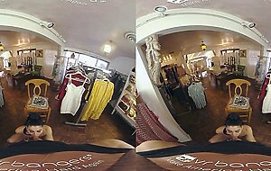 VRB Trans Dildo Ass Fuck Show While Shopping VR Porn