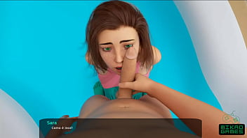 Milfy City ep 34 Dia na piscina com Step sister Sa