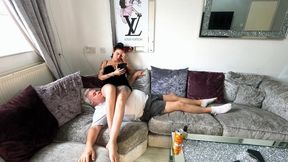 Lounging On Her Slave (4K)