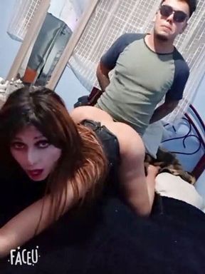 Having sex with his friend for the first time trans anal porn