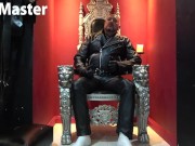 The more you huff the more leather I put on then cum with me as I stroke my uncut cock PREVIEW