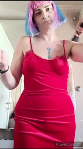 MERRY XMAS striptease and grwm sexy and slutty