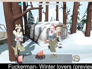 Fuckerman- Winter lovers (preview) Action, 2D, CG, Adult, Toon, fuckerman, Fur, futa, game, NSFW, winter