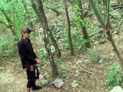 I jerk and cum at a cruising area , where condoms are on the tree and pornmagazines on the ground