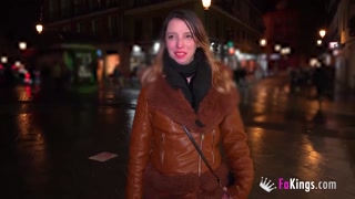 Skinny blonde babe Melanie Dior celebrates birthday with GROUP SEX!