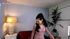 Petite blonde Raven Lane gives sloppy deepthroat then