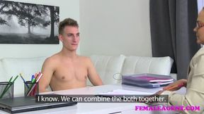 MILF gets an unexpected creampie from saucy stud