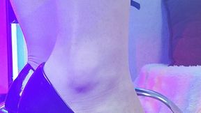 My filthy, sweaty feet are longing for you to worship them Let me feel your tongue caressing every inch of my toes, sucking on each one eagerly I want you to make my toes curl with pleasure as you show them the attention they deserve Are you ready to get