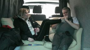 Chelsea's Foot Worship In The Camper Van