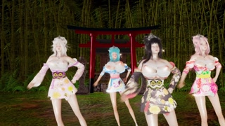 【Girls' Dancer】極楽浄土 - Reika/Ryoko/Mona/Susu