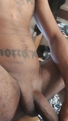 Homemade BBC Handjob Pulsing My BBC 9inc
