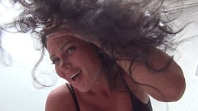 White panties Under the giantess s skirt cc