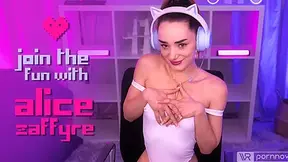 Erotic Gaming Session starring Alice Zaffyre