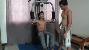 Ticklish Gym Buddies