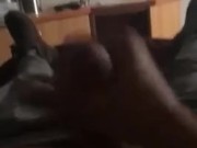 Cruise ship wank while stepdad showers - With CUM -