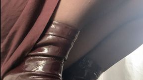 Black Friday Special A Bootjob dream in Ugg Boots and Garfield Plateau Boots - Tramplegirl uses 2 pairs of her boots and let him explode - Shoejob, CBT, Nylon fetish, Handjob, Giantess, POV, Upskirt - multiedit - 4k