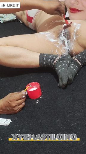 Indian wife pussy haircut new style