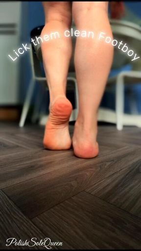 Lick them clean by PolishSoleQueen