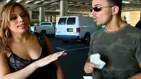Seductive Emily Takes Him from Parking Lot to Her Place for Passionate Sex