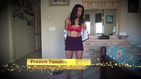 Frozen Tomiko Stripping then freezing