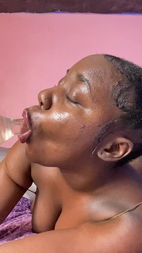 Extreme Dirty Talk : My Huge Ebony Ass, Creamy Pretty Pussy &amp; Dildo X Masturbation To Pleasure! (solo - play)
