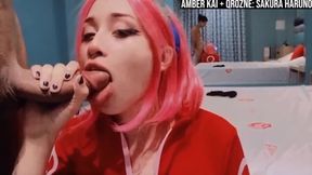 Sakura From Naruto Cosplay Fucking (cut Version) Ft. Amber Kai