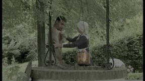 The Busty Girl Rides Black Cock