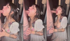 Busty OF Amateur Angelaj Enjoys Face Fucking