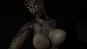 the lusty argonian maid on top - skyrim 3d porn parody