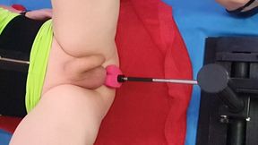 Fabulous fucking machine anal dildo fucking fun with Lucy Essex CD