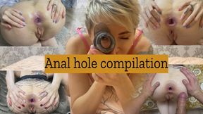 Russian MILF Annette takes rough anal doggystyle