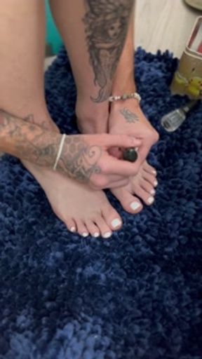 White toes good pussy