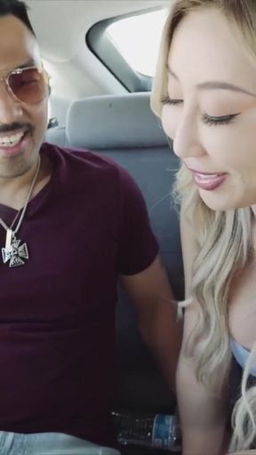 Iconic moment from &quot;Chinese Pornstar Nicole Doshi Riding Asian Uber Driver&quot;