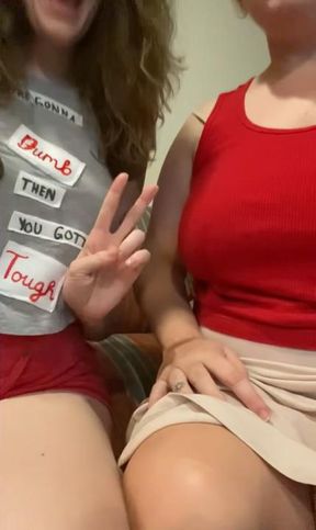 Lizzy and Rose rate Steve’s cock