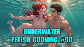 Underwater Fetish Gooning #9D: Sinking Into Breathless Surrender (Animated, Music, Text)