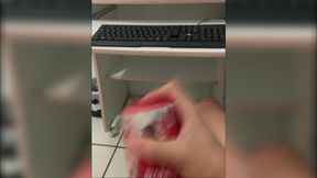 Handjob with Homemade Egg Talking Dirty and Cumming a Lot - Solo